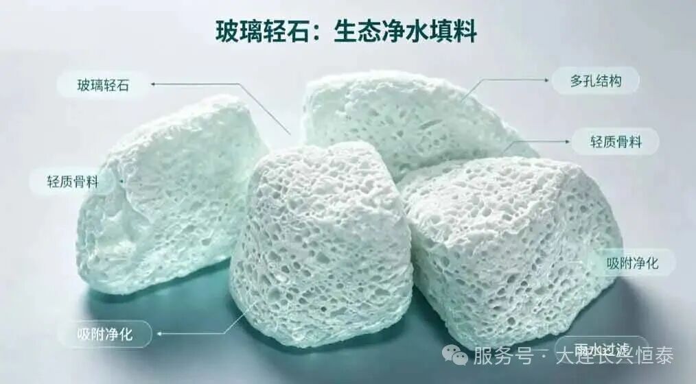 大连长兴恒泰玻璃轻石：赋能尾水人工湿地，让尾水净化自然新生