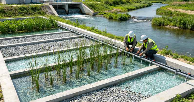 玻璃轻石：尾水人工湿地新型滤料填料应用介绍
